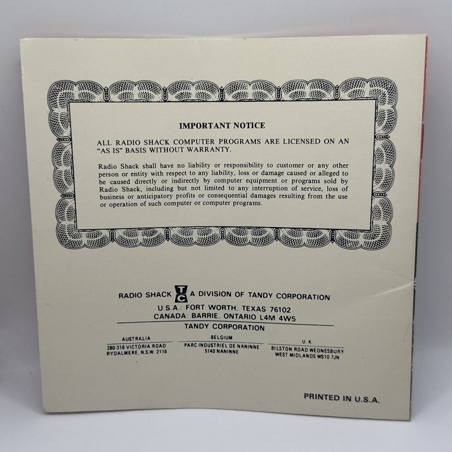 Galactic Attack • Tandy Radio Shack TRS-80 Game + Manual PAL AUS Complete Boxed