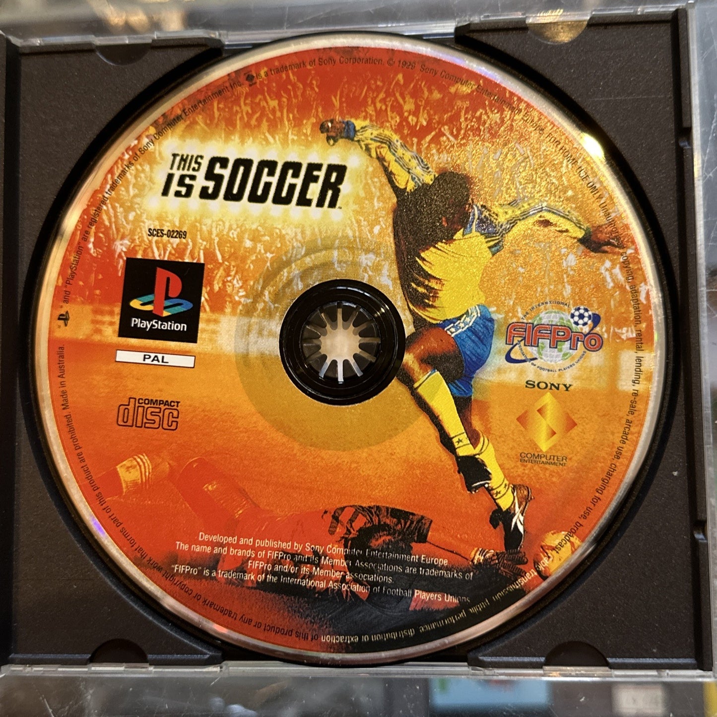 This is Soccer • Sony PlayStation 1 PS1 Game (1999) PAL AUS