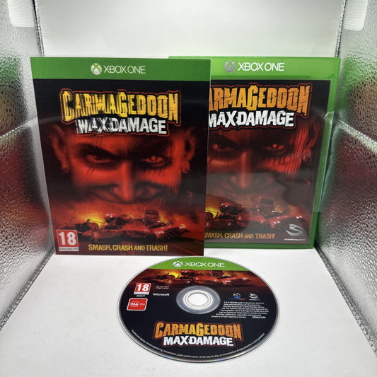 Carmageddon Max Damage • Xbox One Game (2016) With Lenticular Slip Cover
