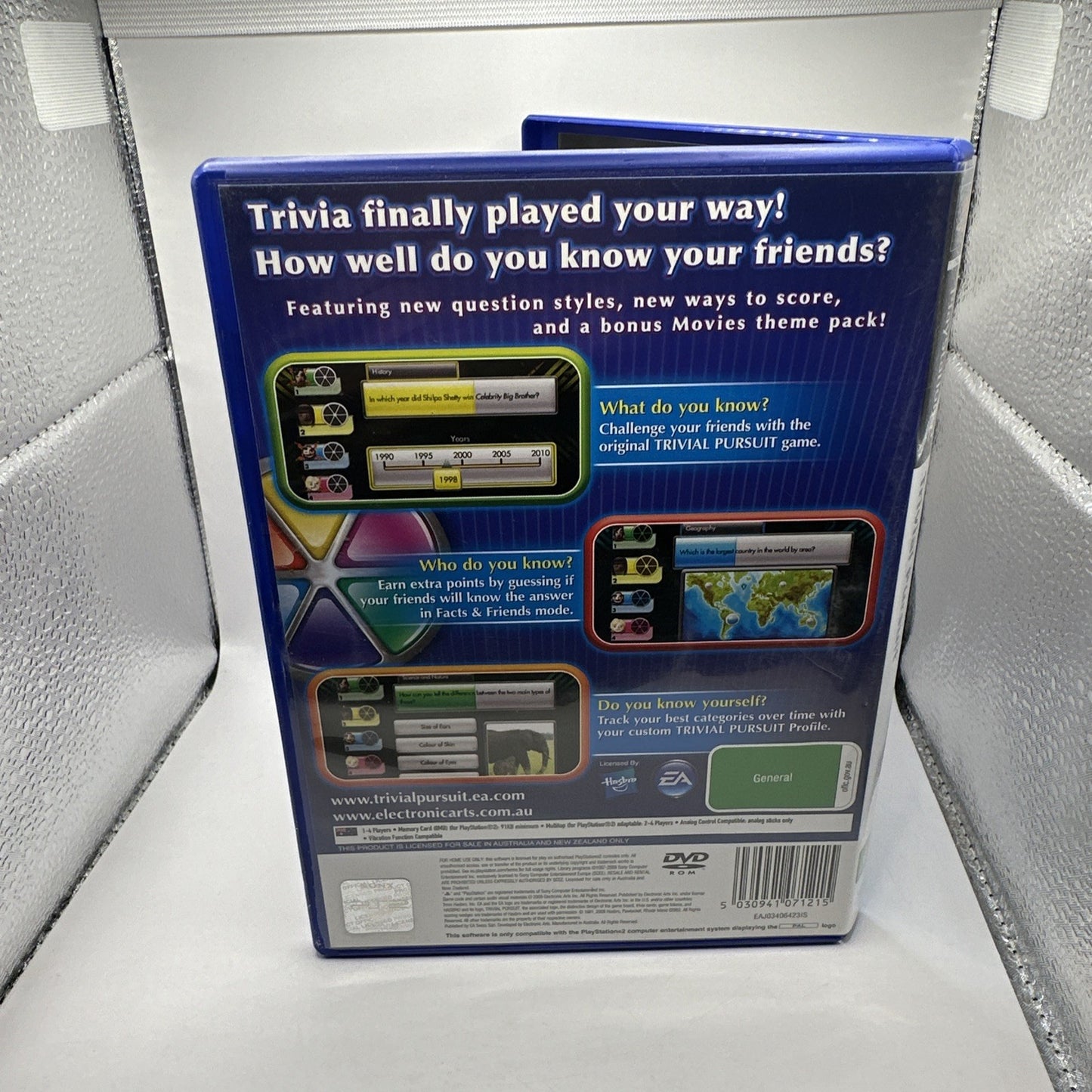 Trivial Pursuit • PlayStation 2 PS2 Game + Manual (2009) PAL AUS • Complete CIB