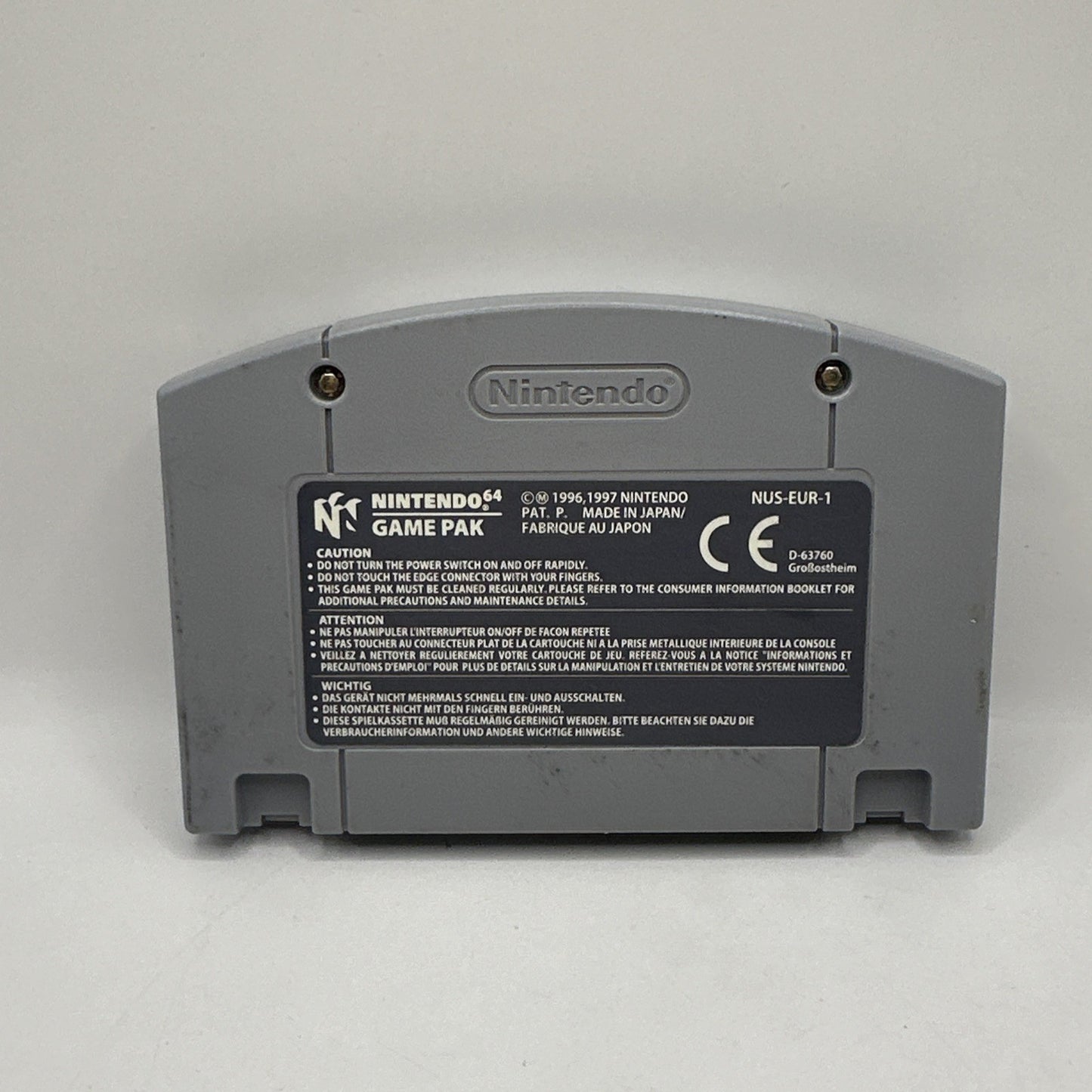 World Cup 98 • Nintendo 64 N64 Game + Box & Manual (1998) Boxed Complete • FIFA