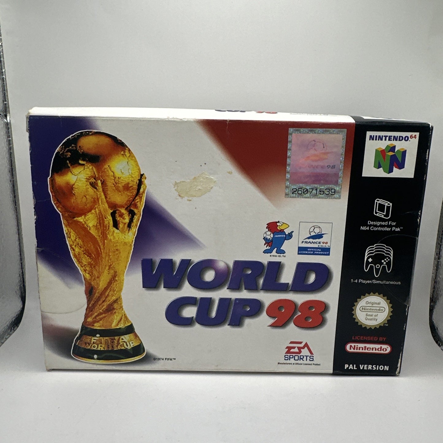 World Cup 98 • Nintendo 64 N64 Game + Box & Manual (1998) Boxed Complete • FIFA