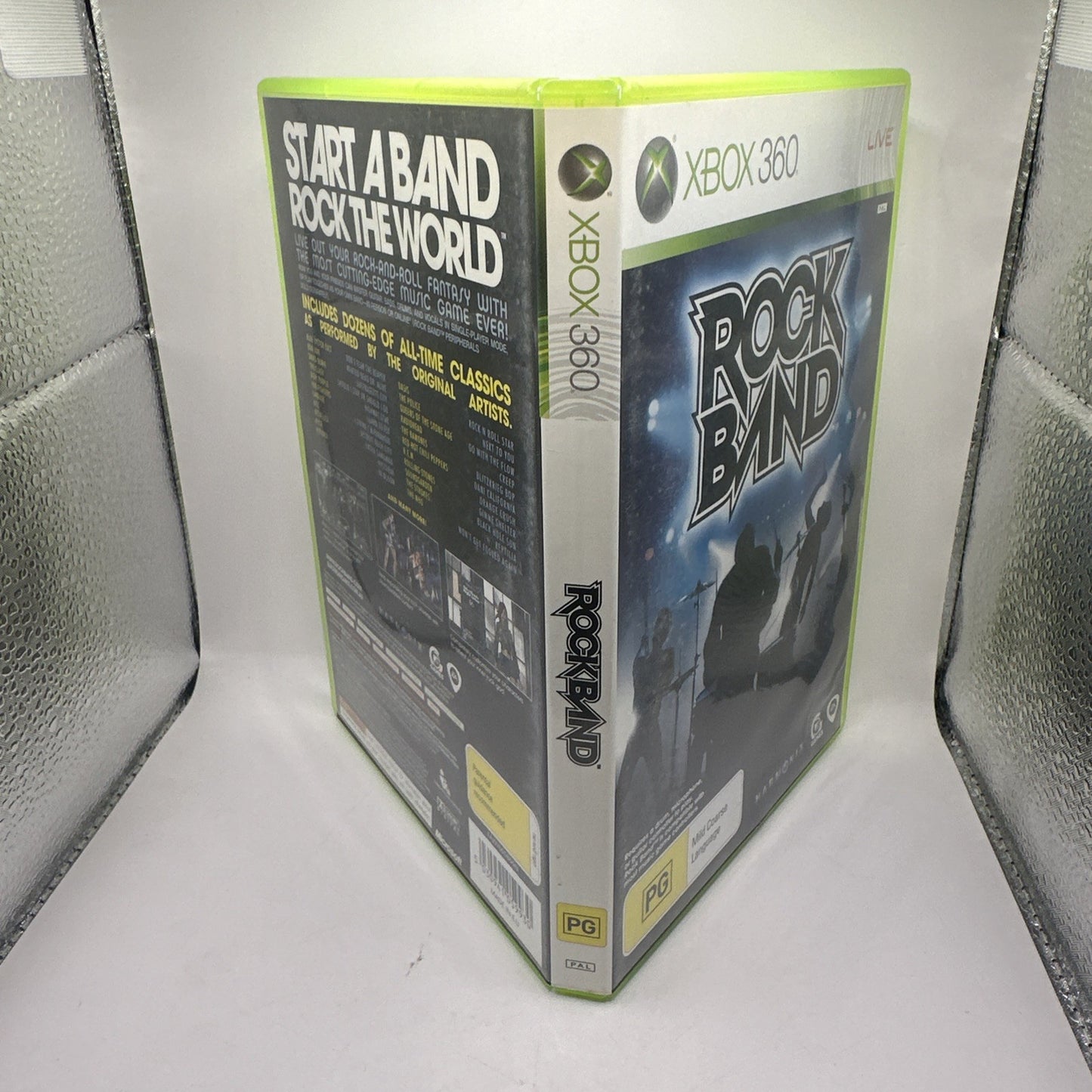 Rock Band • Xbox 360 Game + Manual (2008) PAL AUS • Complete CIB • Rockband