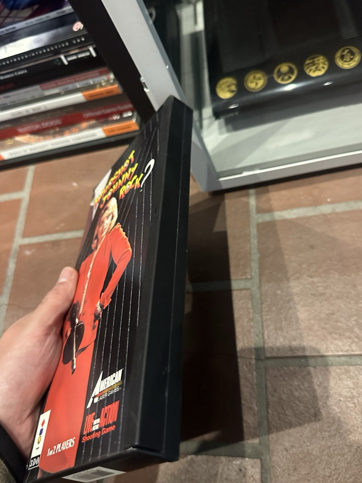 Who Shot Johnny Rock? • Panasonic 3DO Game + Manual CIB Long Box Complete Boxed