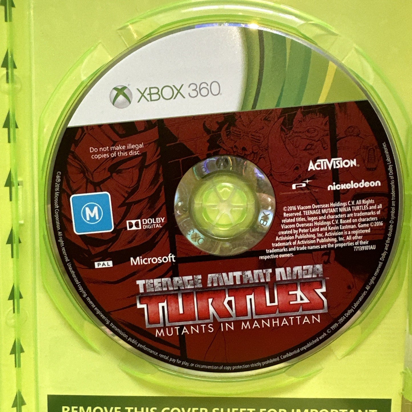 Teenage Mutant Ninja Turtles: Mutants In Manhattan • Xbox 360 Game (2016) AU PAL