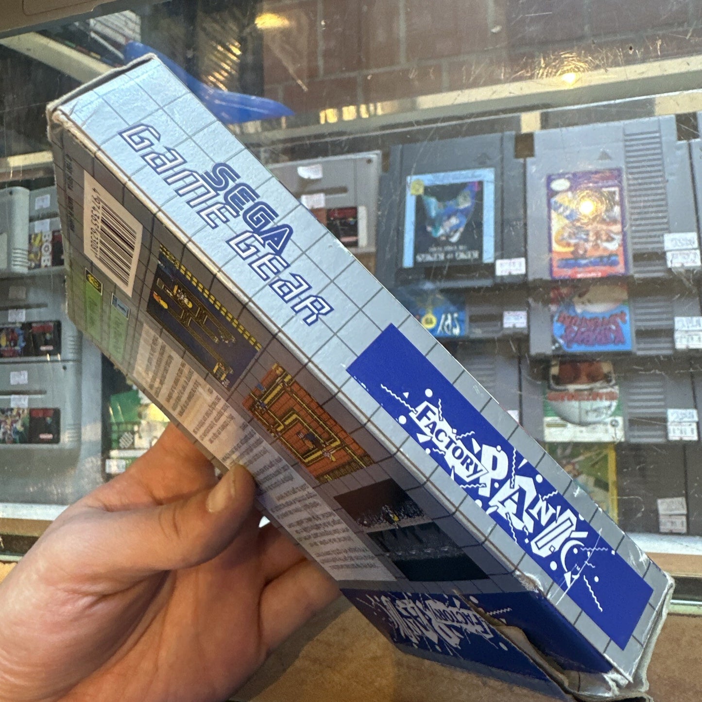 Factory Panic SEGA Game Gear In Box + Manual (1991) Boxed • PAL