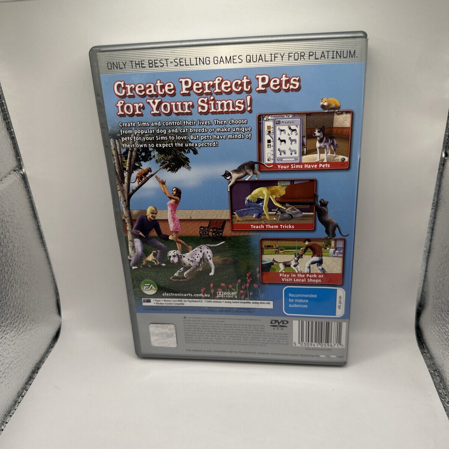The Sims 2: Pets • PlayStation 2 PS2 Game + Manual (2006) PAL AUS • Complete CIB