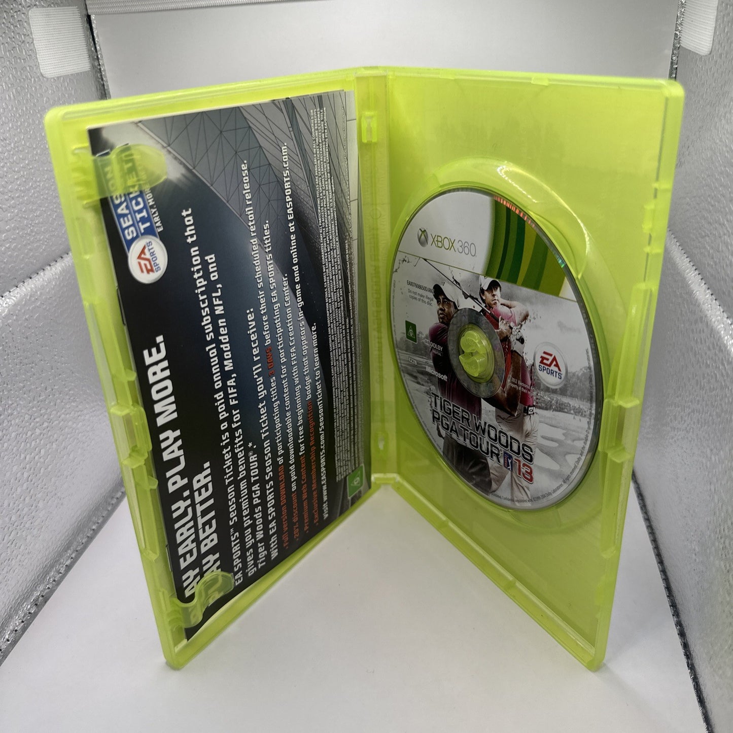 Tiger Woods PGA Tour 13 • Xbox 360 Game (2012) Complete CIB • 2013 Golf Masters