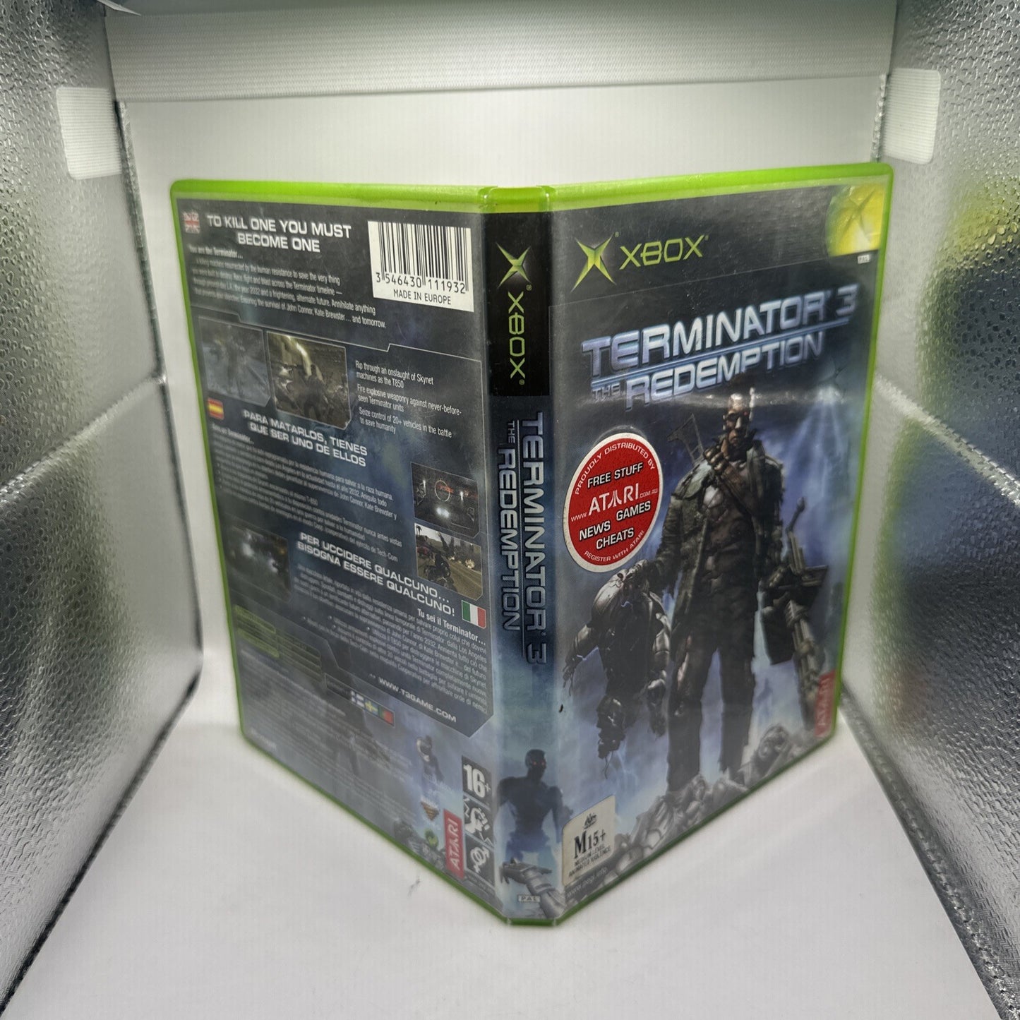 Terminator 3: The Redemption • Xbox Original Game + Manual (2004) PAL • Complete