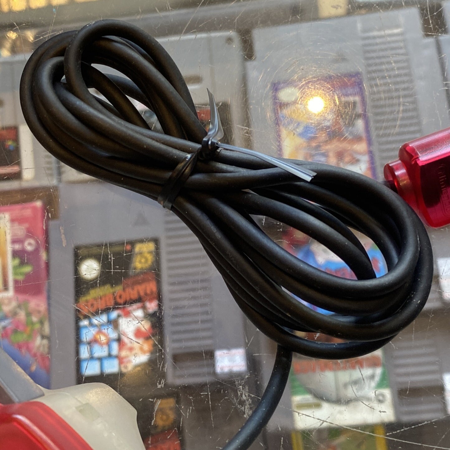 Official Clear Red Nintendo 64 Controller • Tested/Working • N64