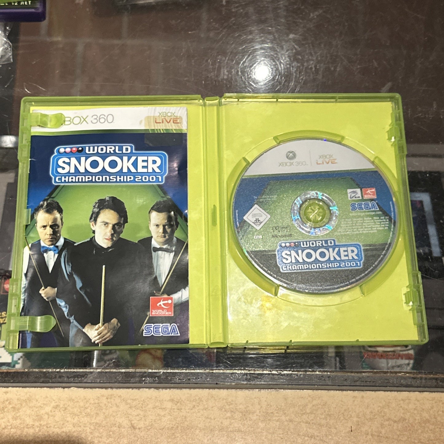 World Snooker Championship 2007 • Xbox 360 Game + Manual • SEGA • PAL