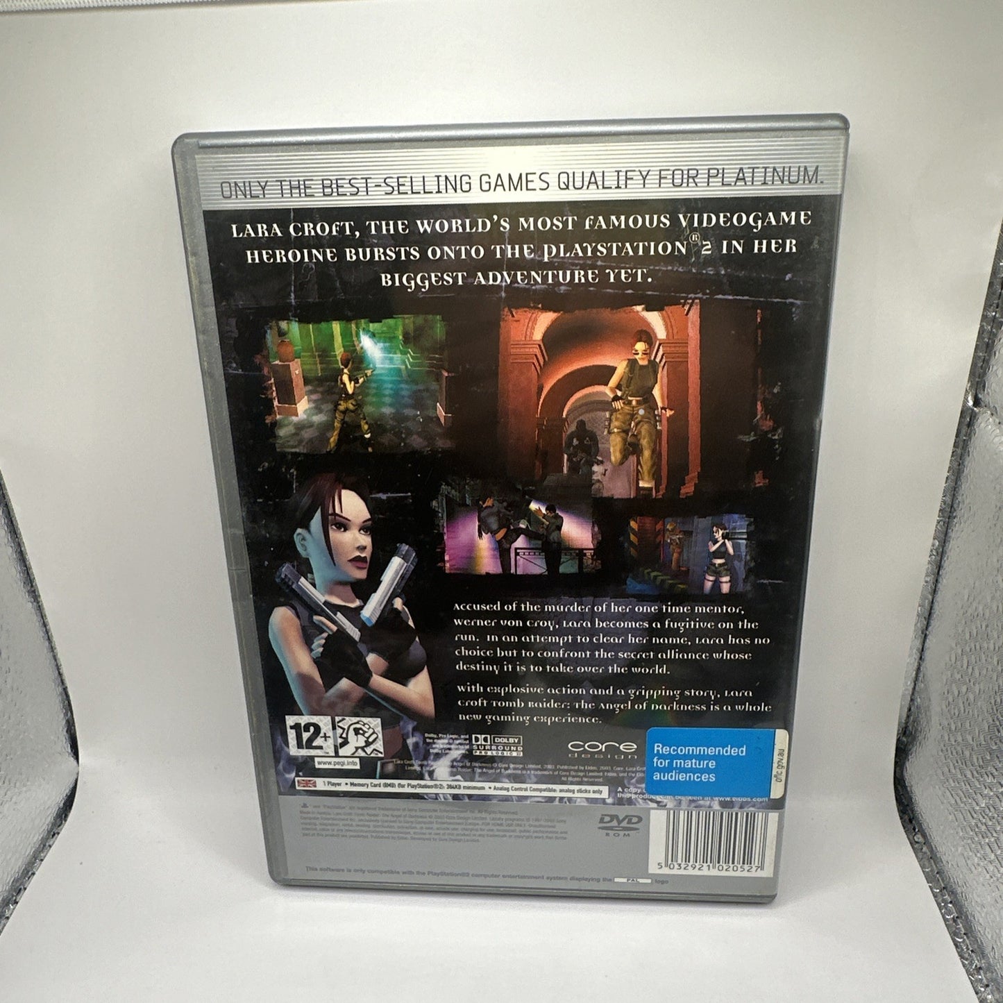 Tomb Raider: The Angel of Darkness • PlayStation 2 PS2 + Manual (2003) Complete