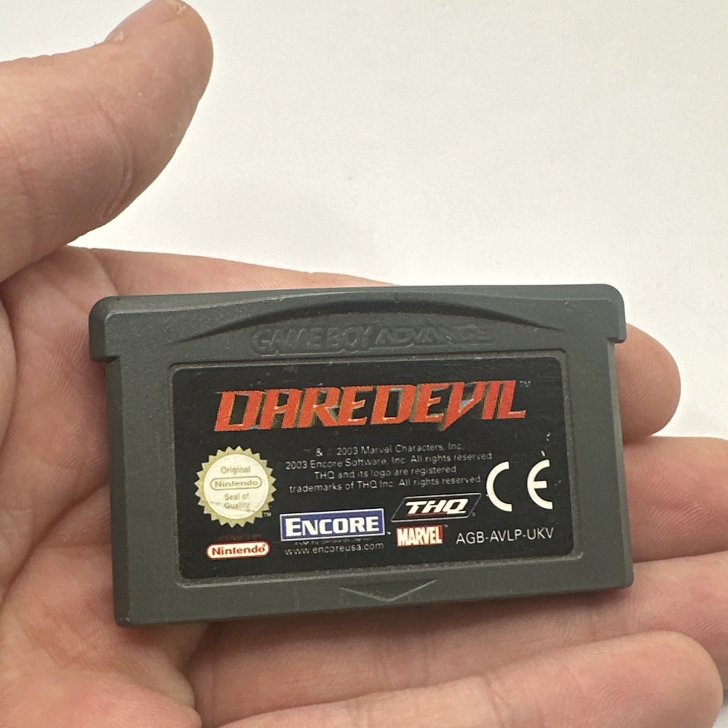 Daredevil • Nintendo Gameboy Advance GBA Game (2003) Marvel THQ • Cartridge Only