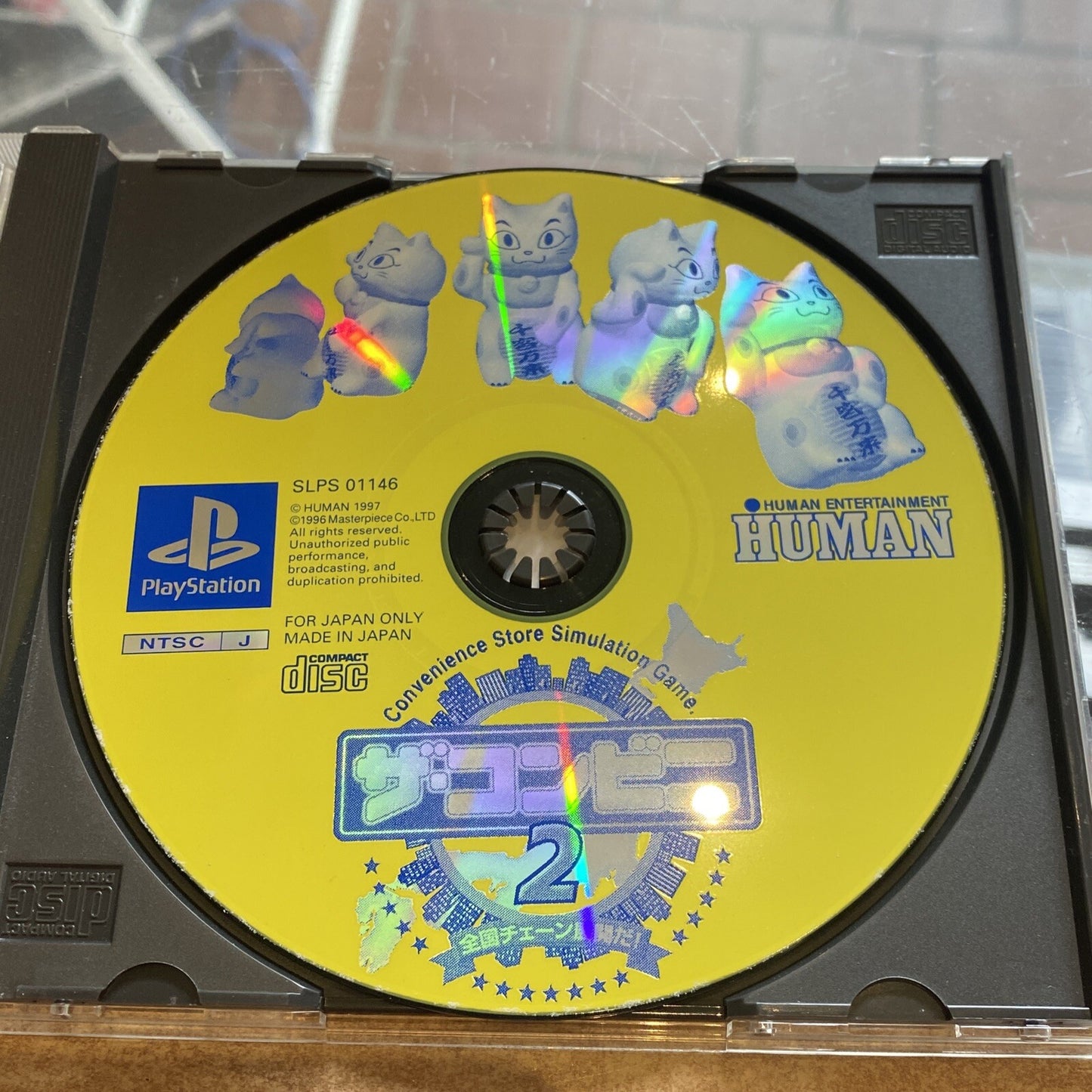 The Conveni 2 Convenience Store Simulation Game Playstation 1 PS1 NTSC-J Japan