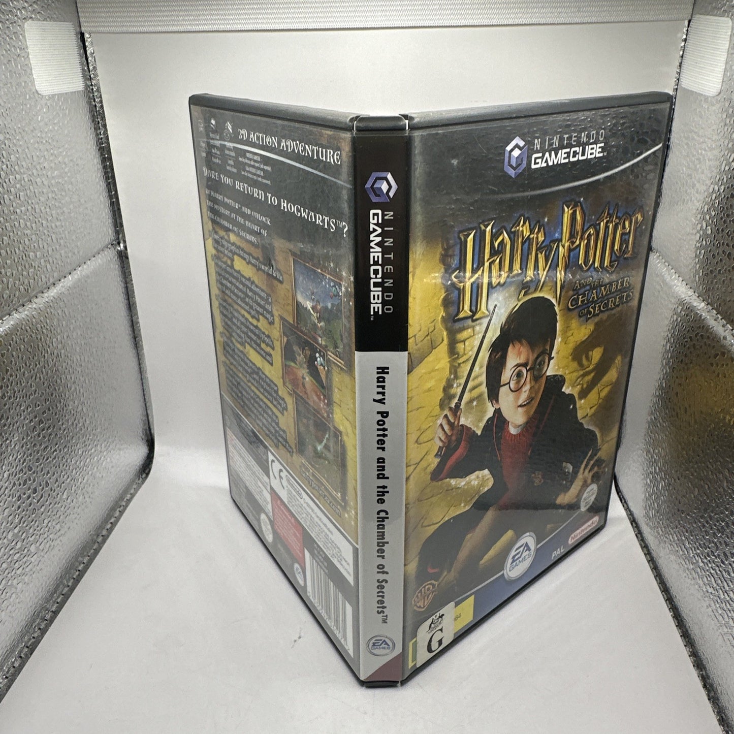 Harry Potter and the Chamber of Secrets • Nintendo GameCube Game + Manual • PAL