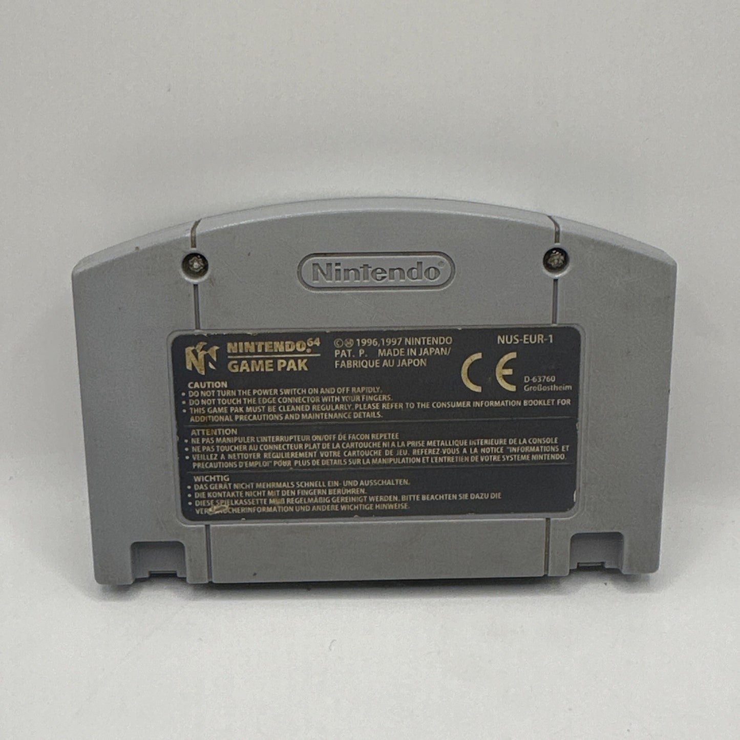 Dark Rift • Nintendo 64 N64 Game (1997) PAL • Cartridge Only *Label Damage*