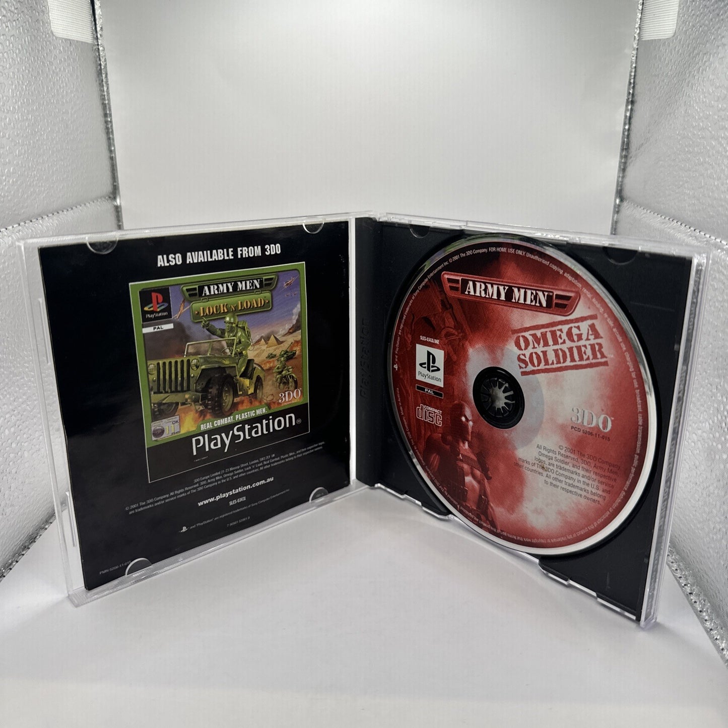 Army Men: Omega Solider • PlayStation 1 PS1 Game + Manual 2001 PAL AUS Complete