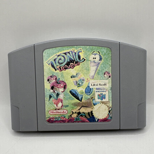 Tonic Trouble • Nintendo 64 N64 Game (1999) PAL • Cartridge Only • Ubisoft