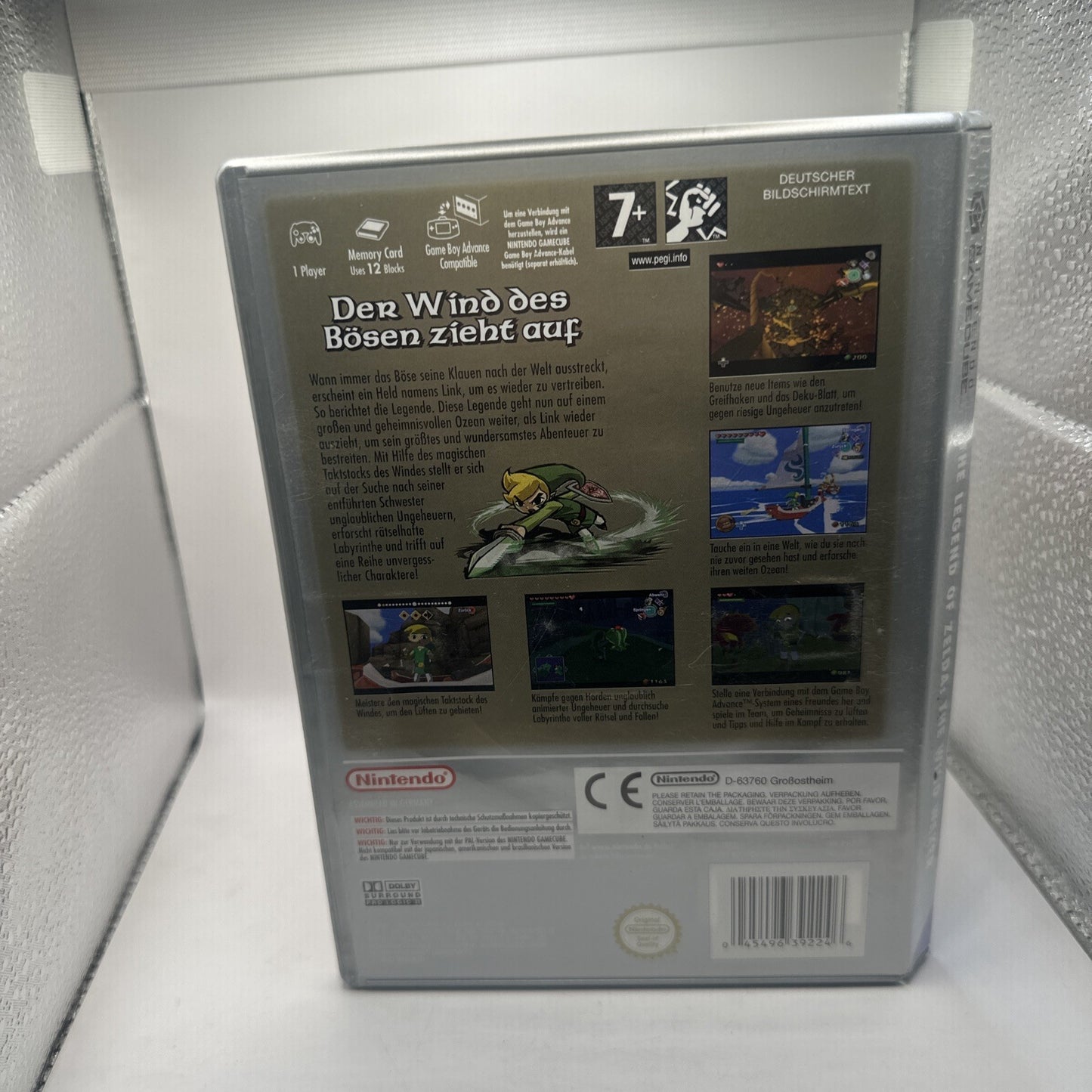 The Legend of Zelda The Wind Waker • Nintendo GameCube Game + Manual (2002) PAL