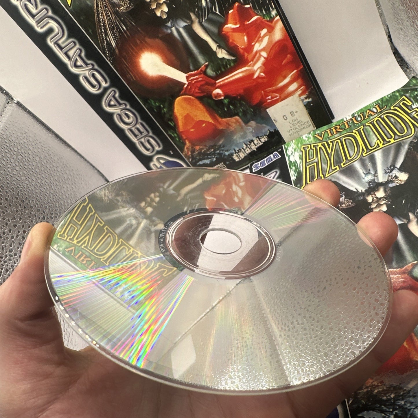 Virtual Hydlide • Sega Saturn Game + Manual (1995) PAL • Complete • Action RPG