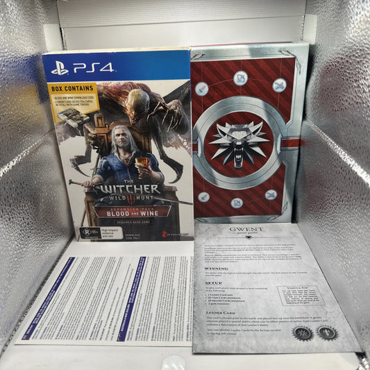 The Witcher 3: Wild Hunt Blood And Wine Expansion Pack PS4 (No Code, Gwent Only)