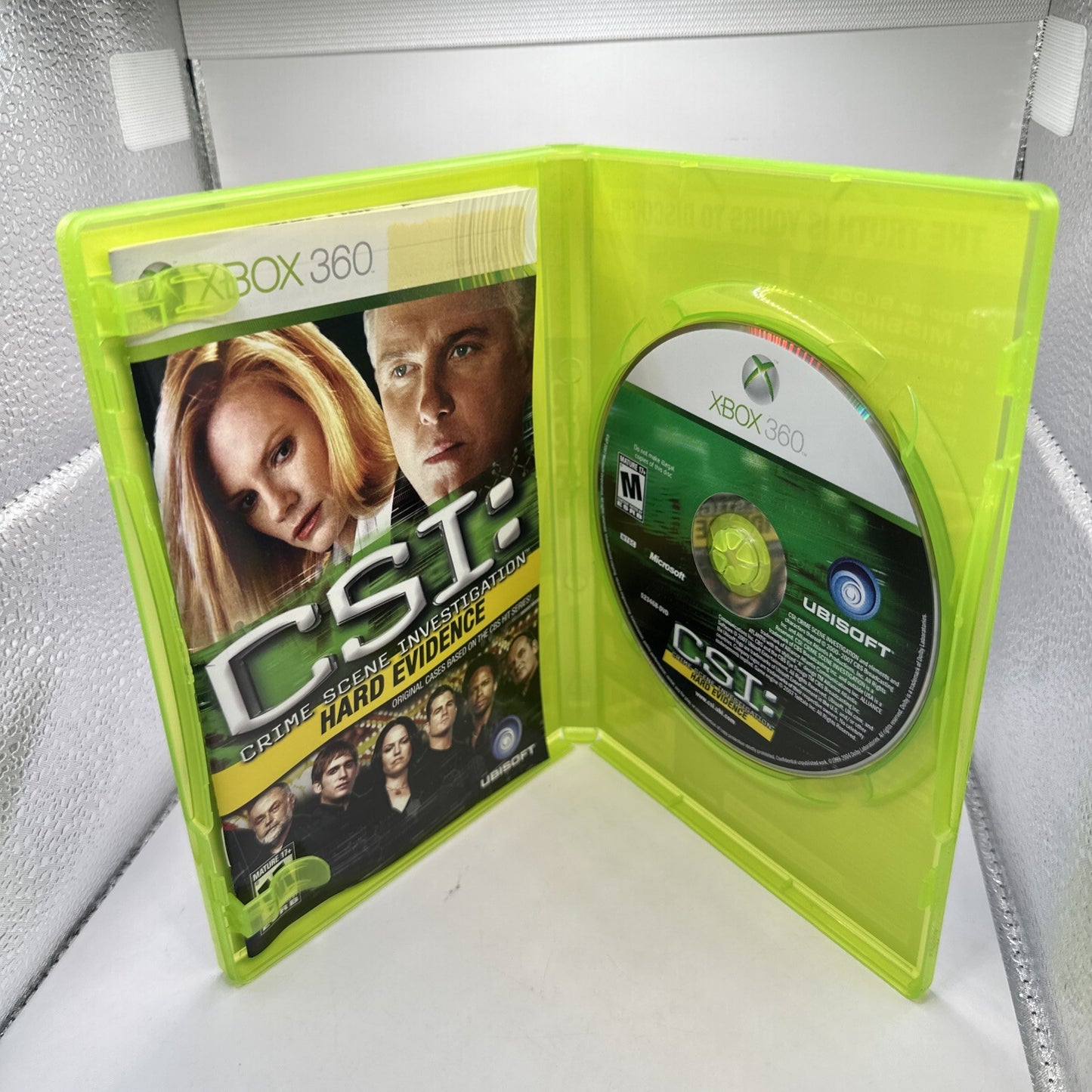 CSI: Hard Evidence • Xbox 360 Game + Manual (2007) REGION FREE • Complete CIB