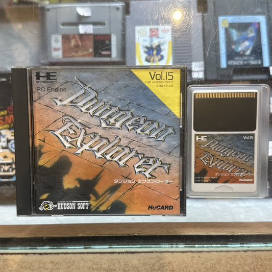Dungeon Explorer • PC Engine Game (1989) Complete With Manual + HU Card • NTSC-J