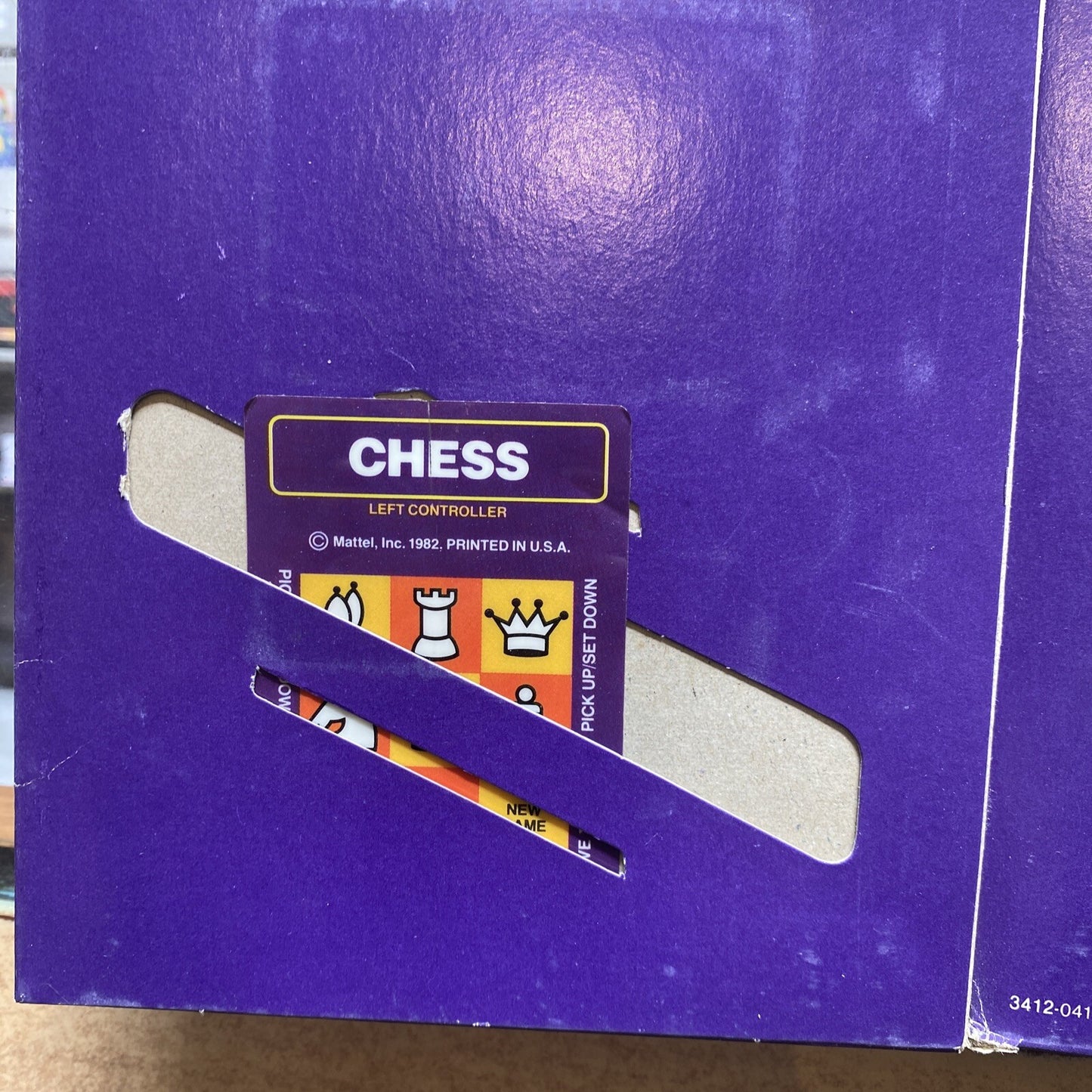 USCF Chess Intellivision Game In Box (1982) Only 1 Overlay Included • BOXED