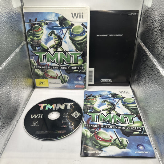 TMNT Teenage Mutant Ninja Turtles • Nintendo Wii Game + Manual (2007) PAL AUS