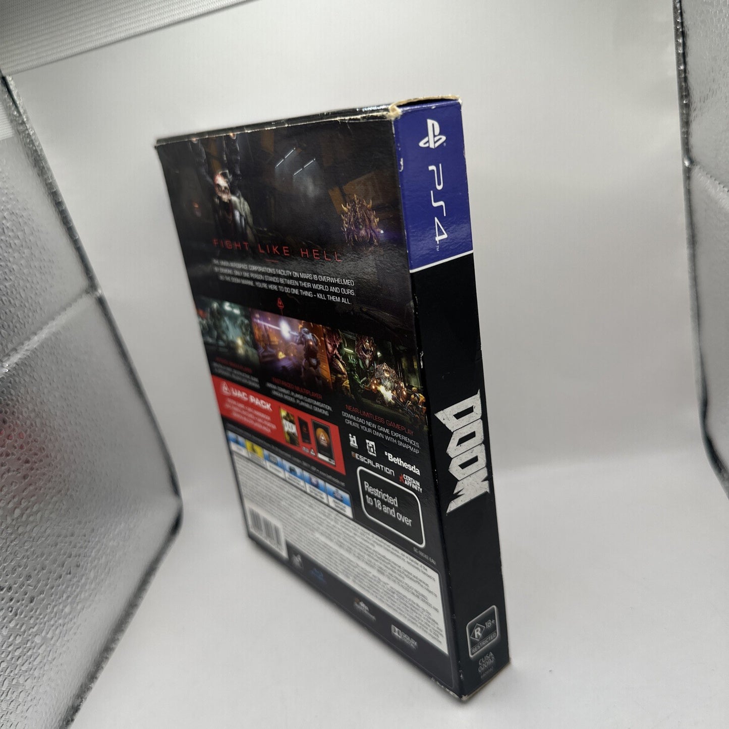 Doom - UAC Pack • Playstation 4 PS4 Game + Manual & Poster (2016) AUS