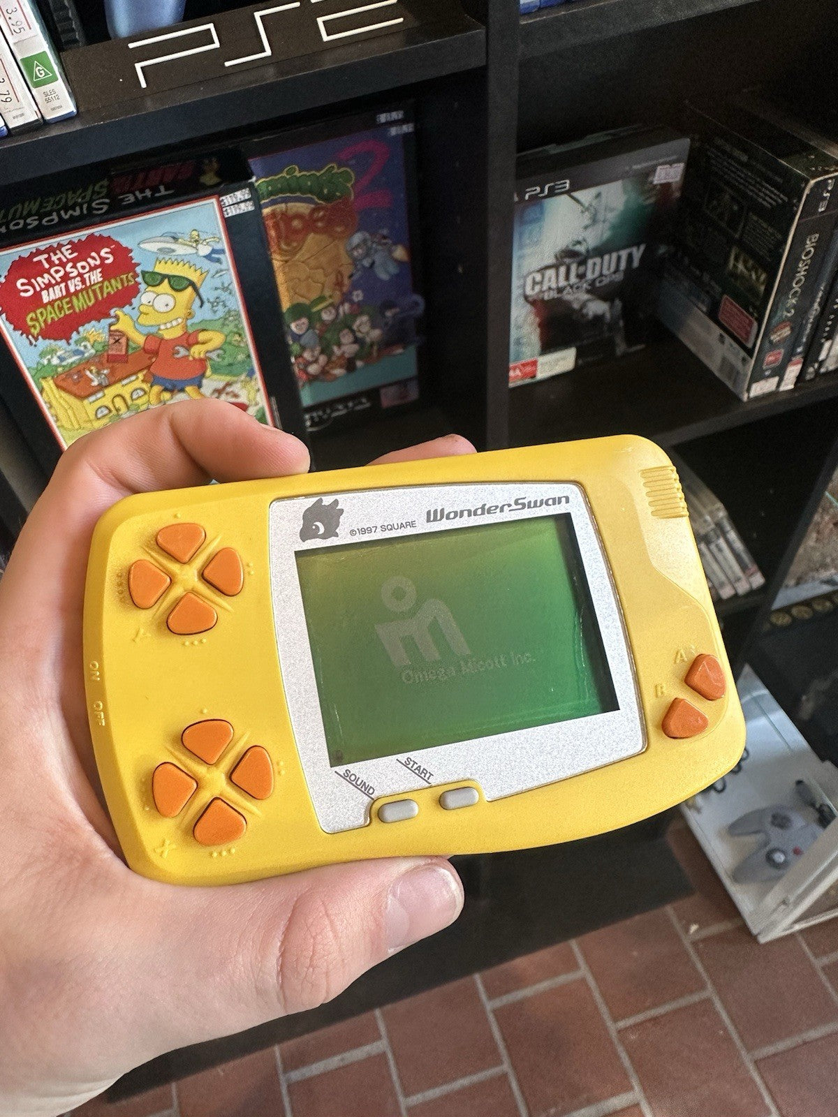 Bandai WonderSwan Console • Chocobo Final Fantasy Limited Edition Yellow SW-001