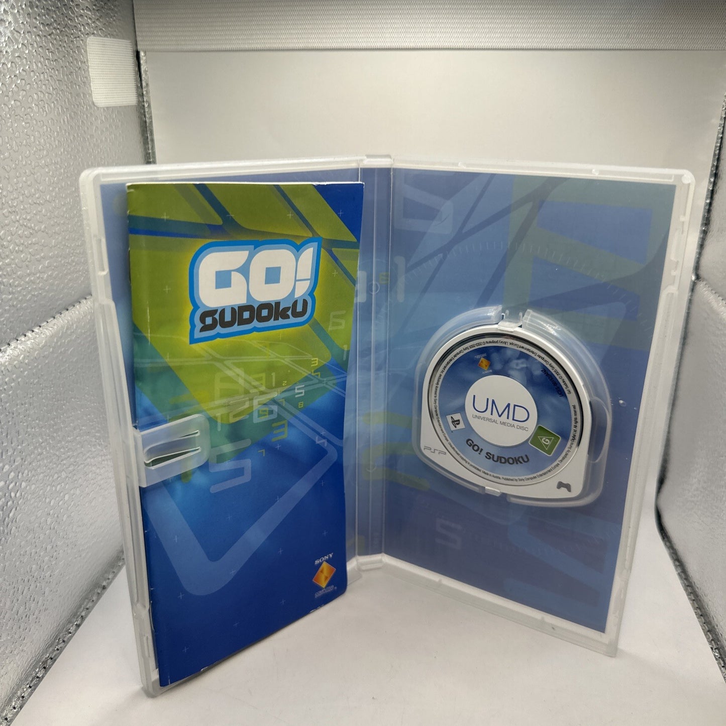 Go! Sudoku • PSP Playstation Portable Game + Manual (2005) Complete CIB • Puzzle