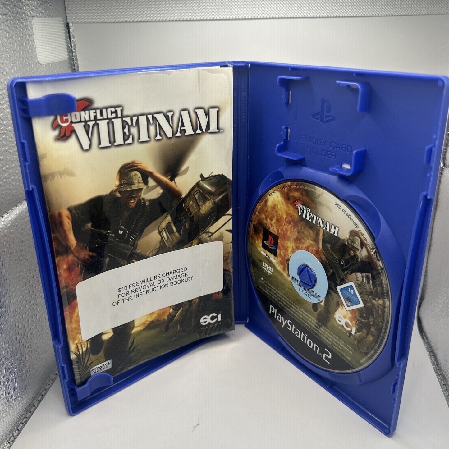 Conflict: Vietnam • PlayStation 2 PS2 Game + Manual (2004) PAL • CIB • EX-RENTAL