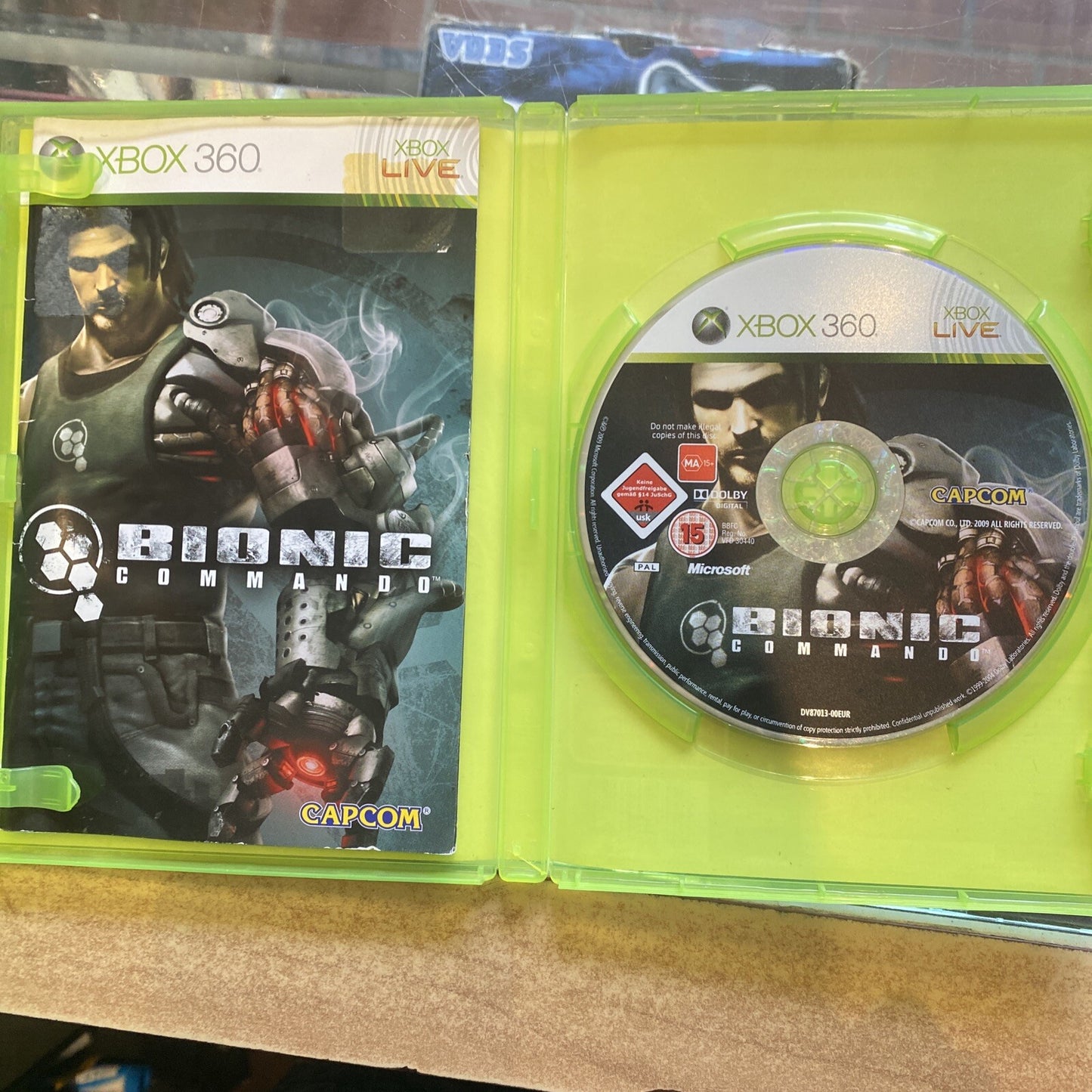 Bionic Commando Xbox 360 Game Complete + Manual (2009) AUS PAL Capcom