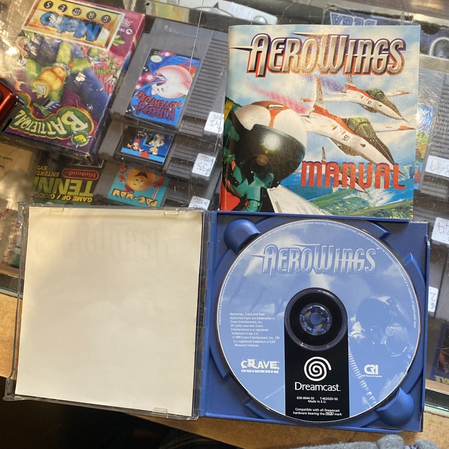 AeroWings Sega Dreamcast Game + Manual PAL *COMPLETE* Tested/Working (1999)