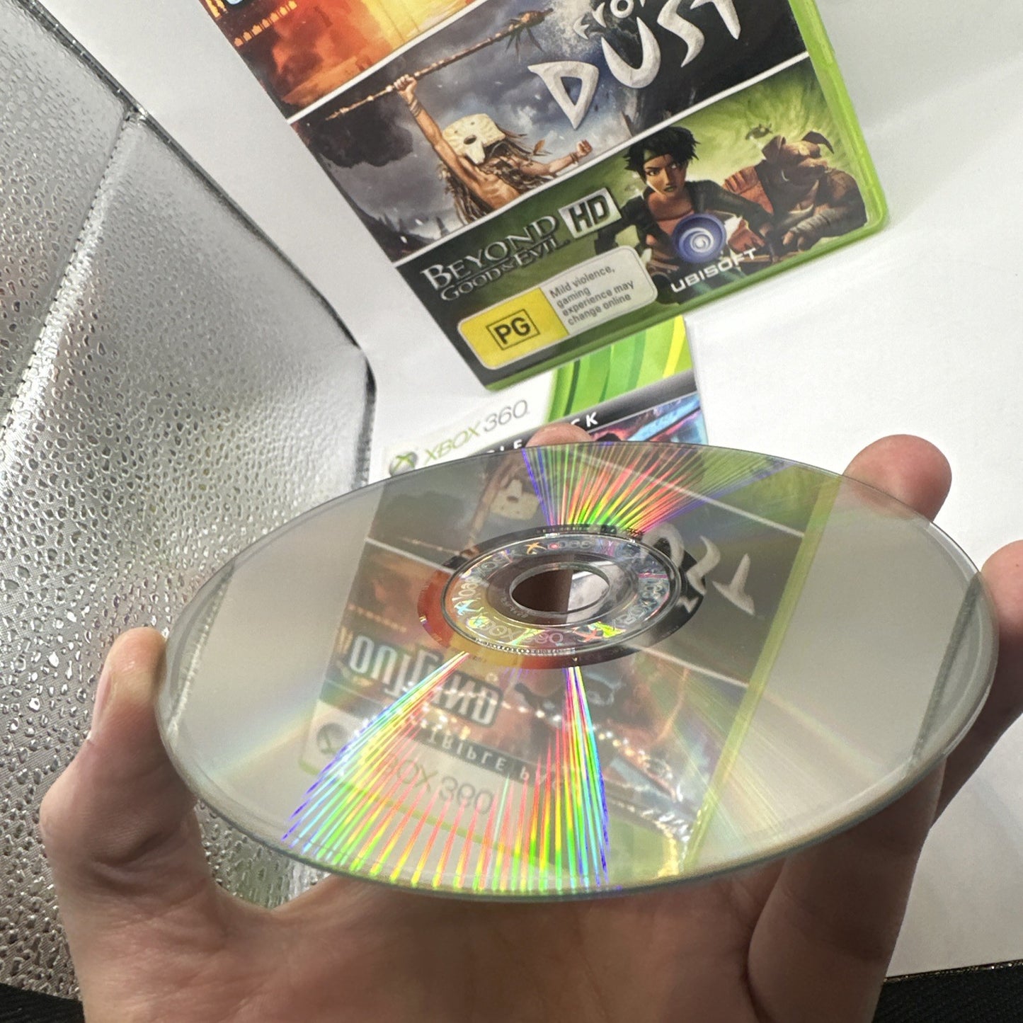 Triple Pack: Outland, From Dust, Beyond Good & Evil HD • Xbox 360 CIB • PAL AUS