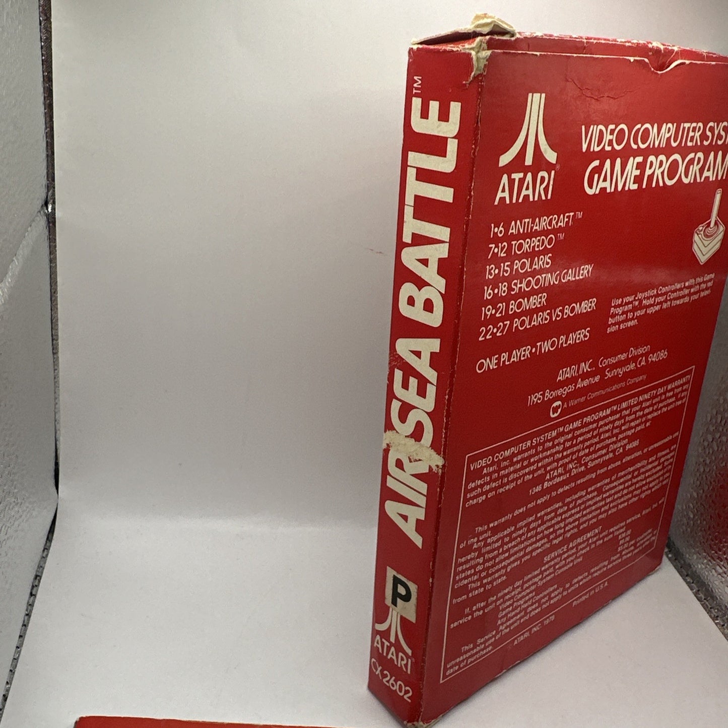 Air-Sea Battle • Atari 2600 Game In Box + Manual (1978) Boxed Complete CIB