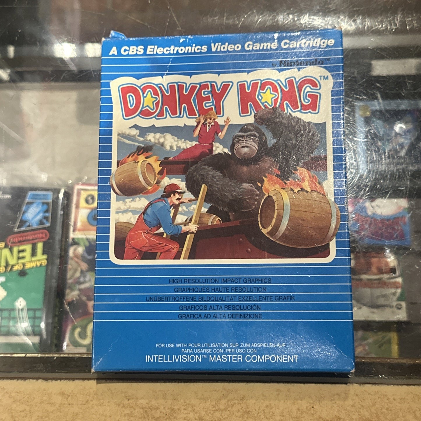 Donkey Kong • Intellivision Game In Box + Manual (1982) Boxed • CBS • Complete