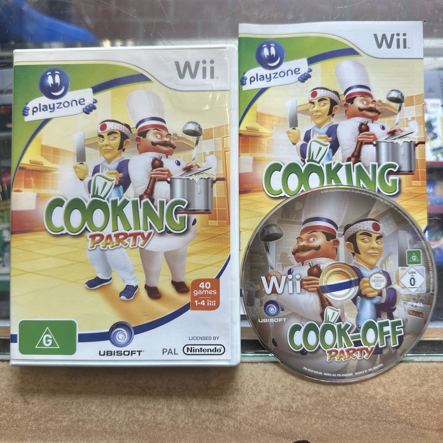 Cooking Party Nintendo Wii Game + Manual (2009) PAL AUS • Ubisoft • Tested!