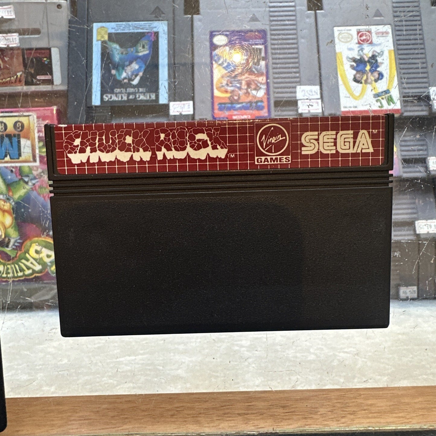 Chuck Rock • SEGA Master System Game In Box (1992) Boxed • PAL
