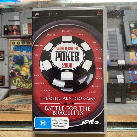 World Series of Poker 2008 - Sony PSP PlayStation Portable Game