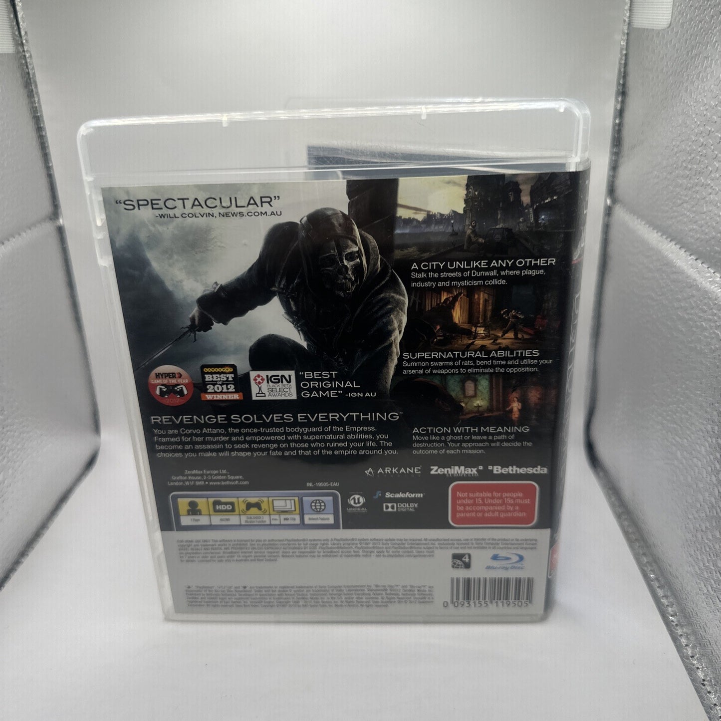 Dishonored PLAYSTATION 3 PS3 Game