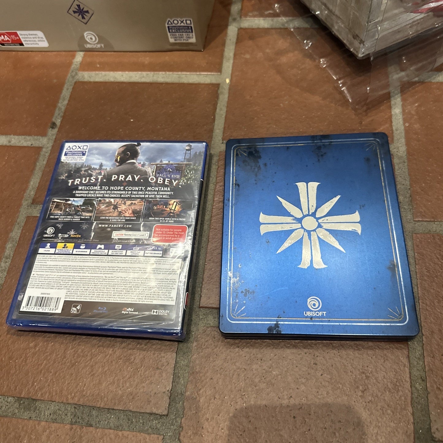 Far Cry 5 ‘The Father Edition’ • PlayStation 4 PS4 Game + Statue *Complete* AUS