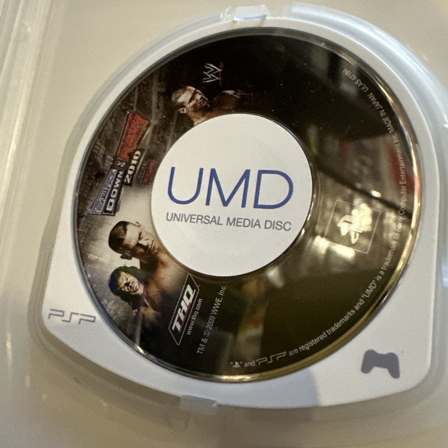 WWE SmackDown vs Raw 2010 • PSP Playstation Portable Game + Manual • REGION FREE