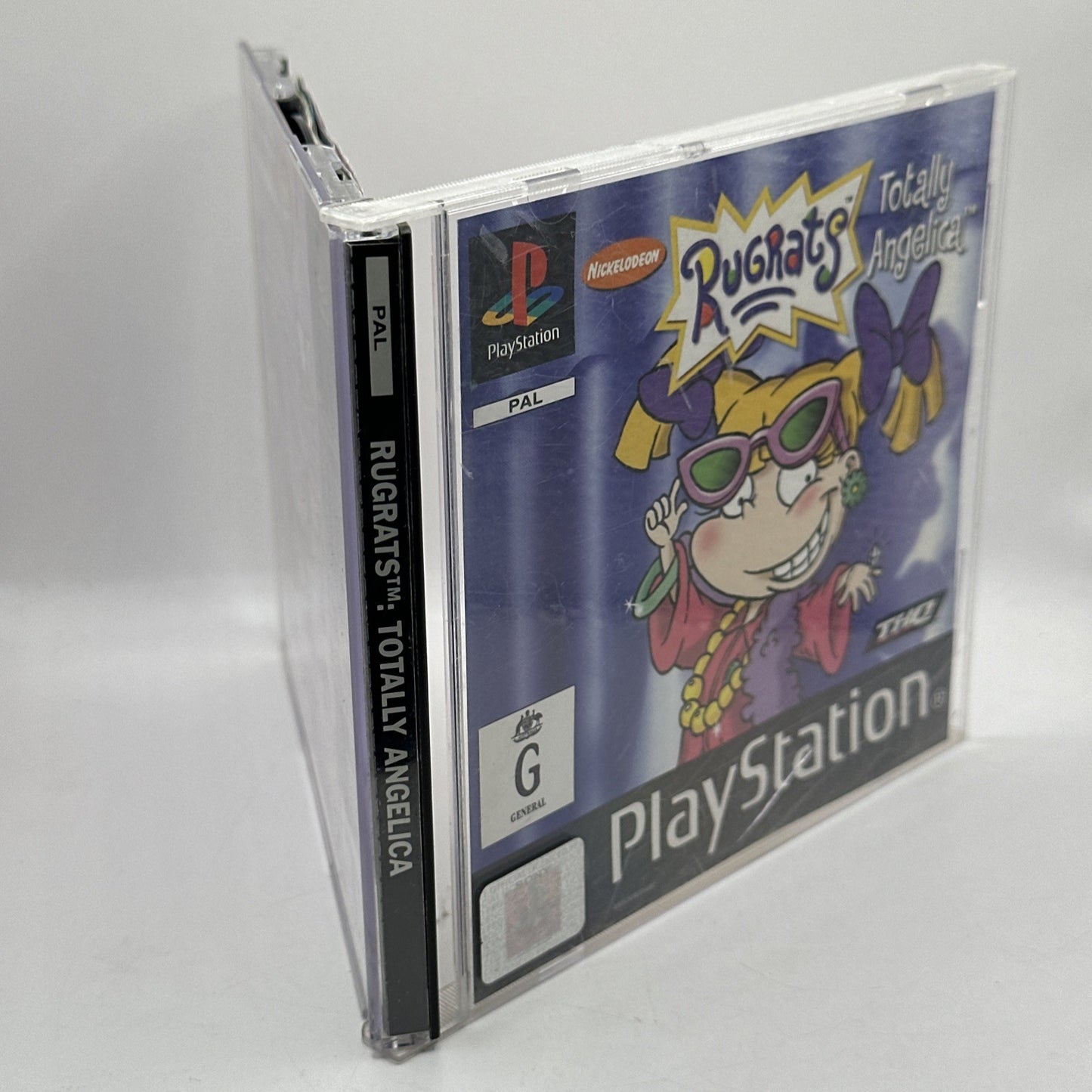 Rugrats: Totally Angelica • Playstation 1 PS1 + Manual (2001) PAL Complete • THQ