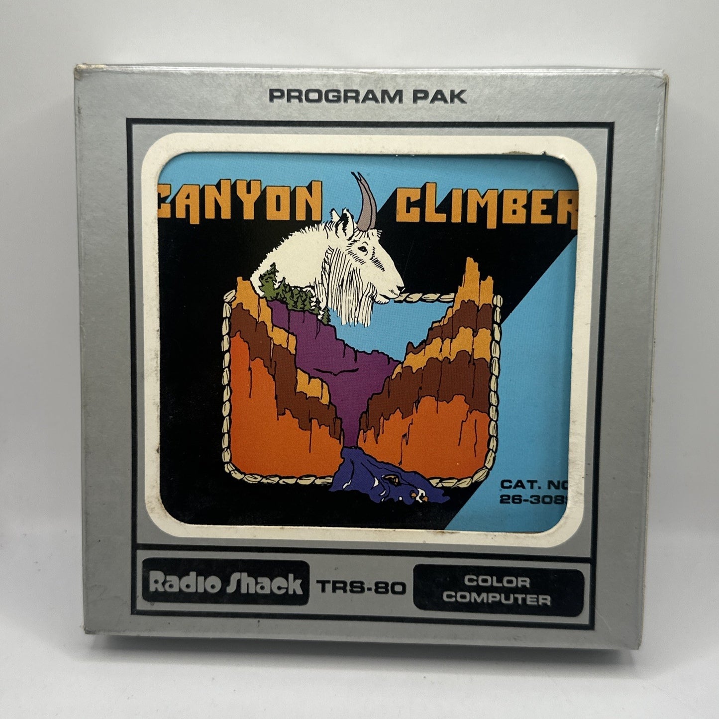 Canyon Climber • Tandy TRS-80 Game In Box + Manual (1982) PAL AUS Complete Boxed