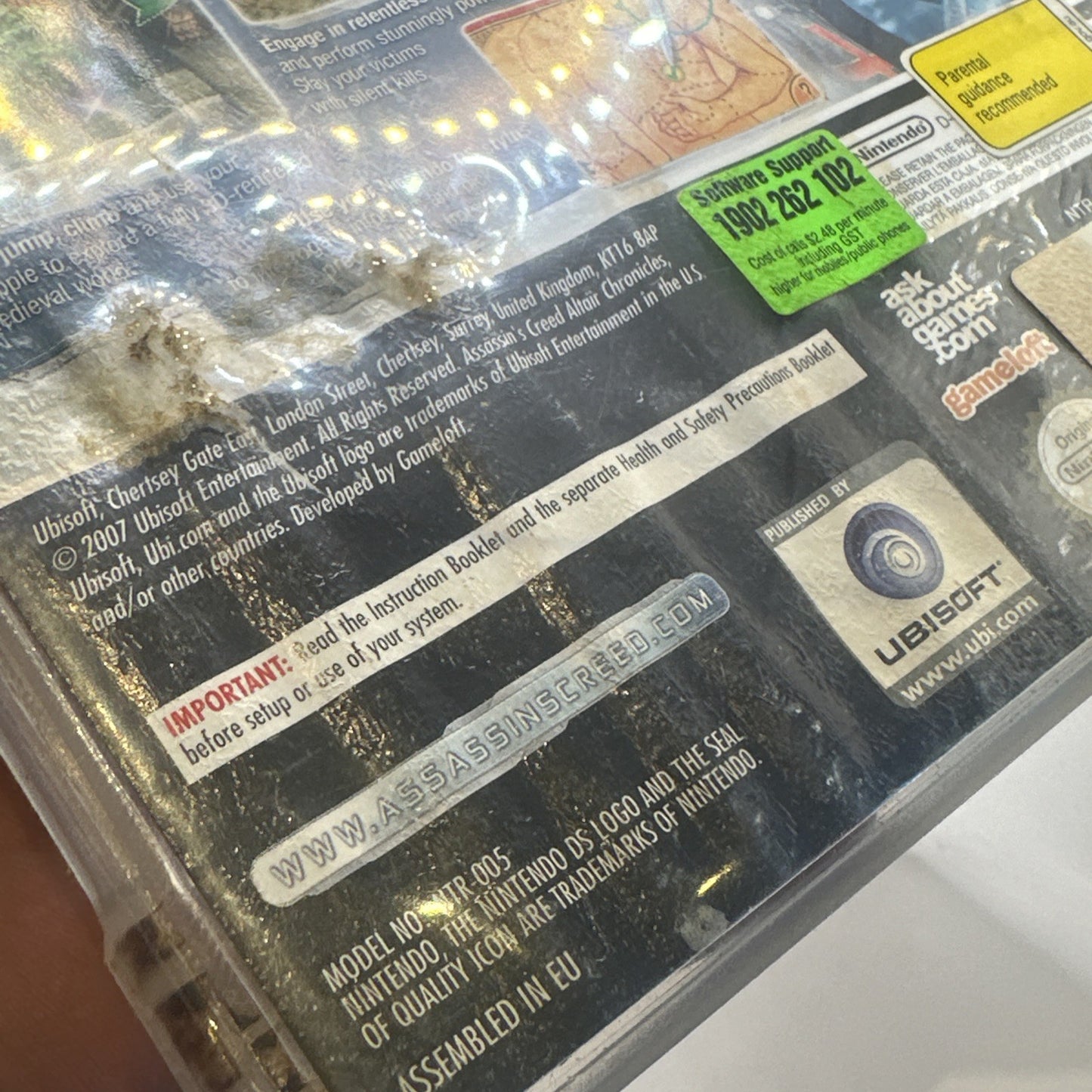 Assassin's Creed Altair's Chronicles • Nintendo DS Game + Manual (2007) Complete