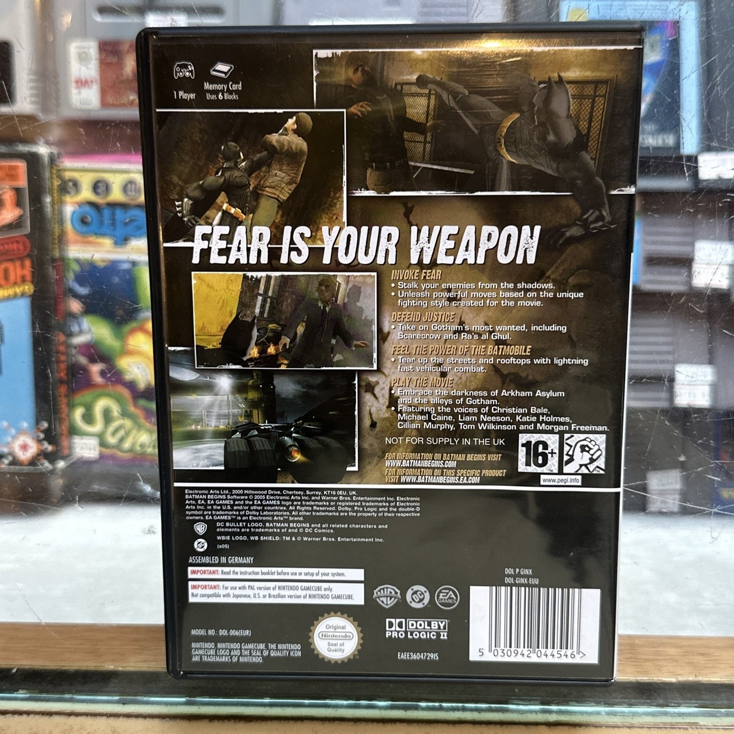 Batman Begins • Nintendo GameCube Game + Manual (2005) PAL • Complete CIB • EA