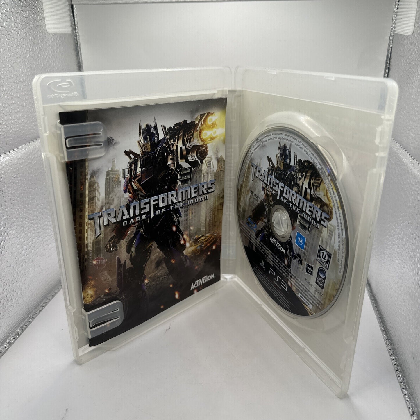 Transformers: Dark of the Moon • PlayStation 3 PS3 Game + Manual (2010) Complete