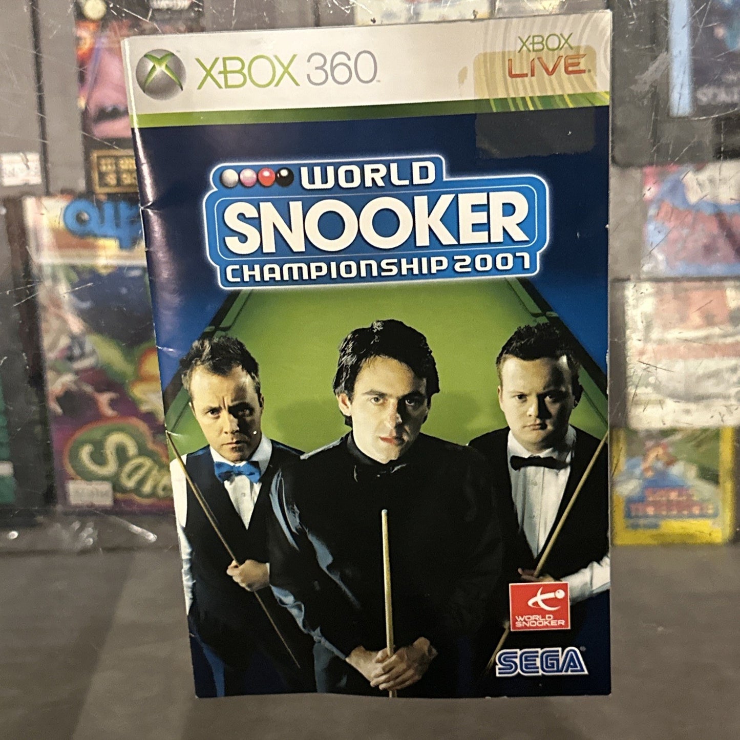 World Snooker Championship 2007 • Xbox 360 Game + Manual • SEGA • PAL